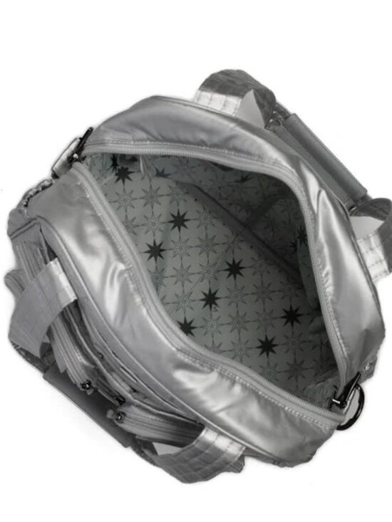 Lug Puddle Jumper LE Convertible Tote Bag Metallic Silver main image 9